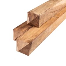 Hardhouten paal met diamantkop 11,5x11,5x300 cm