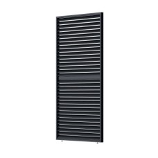 Verstelbaar horizontaal shutter paneel aluminium antraciet 125x235 cm