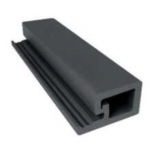 Carpgarant Composiet startprofiel cladding charcoal 2,6x5,0x290 cm
