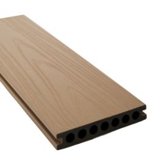 Vlonderplank composiet semi-massief houtstructuur maple 2,2x13,8 cm
