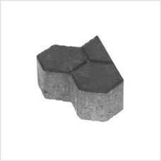 T-3 steen 10 cm zwart passtuk groot met deklaag T-3 steen 10 cm zwart passtuk groot met deklaag