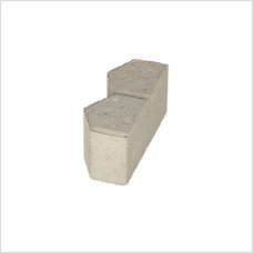 T-3 steen 10 cm grijs passtuk klein met deklaag