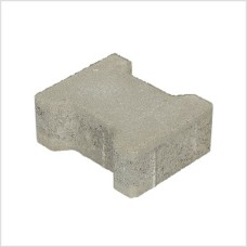 H-profielsteen 8 cm grijs met deklaag