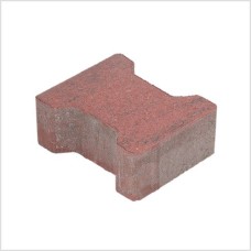 H-profielsteen 8 cm rood genuanceerd met deklaag H-profielsteen 8 cm rood genuanceerd met deklaag