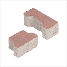 H-profielsteen 8 cm rood passtuk met deklaag H-profielsteen 8 cm rood passtuk met deklaag