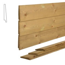 Zweeds rabat vuren groen geïmpregneerd 1,0-2,2x14,5 cm