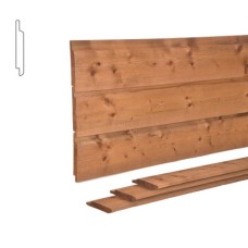 Channelsiding vuren bruin geïmpregneerd 1,9x14,5x300 cm