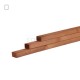 Regel vuren bruin geïmpregneerd 4,5x9,5x330 cm