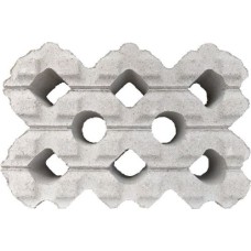 Grasblok 40x60x12 cm reflex white