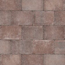 Trommel opritsteen 20x30x6 cm Antica rood bruin Trommel opritsteen 20x30x6 cm Antica rood bruin