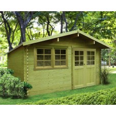 Blokhut Solid Niort 418x298 cm Geïmpregneerd