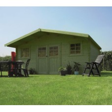 Blokhut Solid Zürich 418x298 cm geïmpregneerd