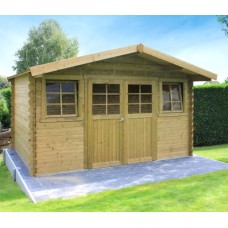 Blokhut Solid Dole 388x298 cm