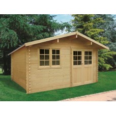 Blokhut Solid Visp 418x388 cm