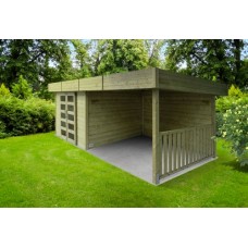 Blokhut Solid Arhus 333+333x245 cm Blokhut Solid Arhus 333+333x245 cm