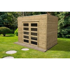 Blokhut Solid Capri 299x199 cm geïmpregneerd Blokhut Solid Capri 299x199 cm geïmpregneerd