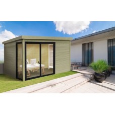 Blokhut Solid Sagres 304+395x304 cm geïmpregneerd Blokhut Solid Sagres 304+395x304 cm geïmpregneerd