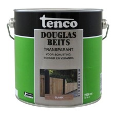 Tenco Douglas beits transparant blank 2,5 L