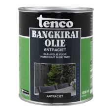 Tenco Bangkirai olie Antraciet 1 liter
