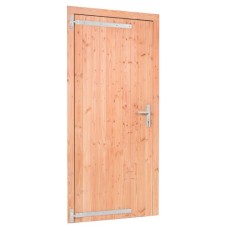 Enkele dichte deur Red class wood 100x205 cm RVS beslag LD K226272