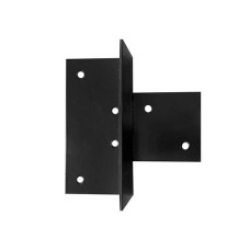 Pergola verlenging voor 9x9 cm palen zwart gepoedercoat incl. bevestigingsset