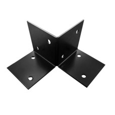 Pergola vloerelement voor 15x15 cm balken zwart gepoedercoat incl. bevestigingsset Pergola vloerelement voor 15x15 cm balken zwart gepoedercoat incl. bevestigingsset