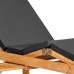Teak sunlounger Wembley 200x65x35 cm