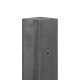 Betonpaal antraciet 10x10x280 cm tussenpaal met vlakke kop