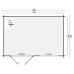 Blokhut Ulmod 380x260 cm