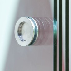 Glazen schuifwand deurgreep plakhandvat RVS rond (set van 2) Glazen schuifwand deurgreep plakhandvat RVS rond (set van 2)