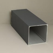 Glazen schuifwand aluminium fundatiekoker 11x11x600 cm Glazen schuifwand aluminium fundatiekoker 11x11x600 cm