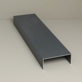 Glazen schuifwand zijgeleiding set 5-sporig antraciet +€ 110,95