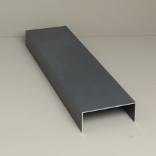 Glazen schuifwand zijgeleiding set 5-sporig antraciet Glazen schuifwand zijgeleiding set 5-sporig antraciet