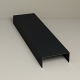 Glazen schuifwand zijgeleiding set 5-sporig zwart +€ 110,95