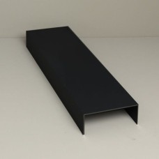 Glazen schuifwand zijgeleiding set 5-sporig zwart Glazen schuifwand zijgeleiding set 5-sporig zwart