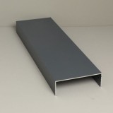 Glazen schuifwand zijgeleiding set 6-sporig antraciet +€ 110,95