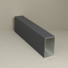 Glazen schuifwand aluminium fundatiekoker 6x11x600 cm Glazen schuifwand aluminium fundatiekoker 6x11x600 cm