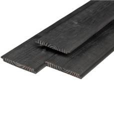 Wisselsponning douglas zwart geïmpregneerd bezaagd/geschaafd 1,8x19,5 cm