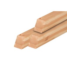 Tuinpaal douglas geschaafd schuine kop 8,8x8,8x190 cm