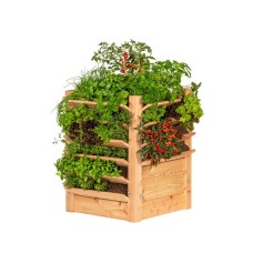 Lariks multi plantenbak/kruidenbak 60x60x80 cm Lariks multi plantenbak/kruidenbak 60x60x80 cm