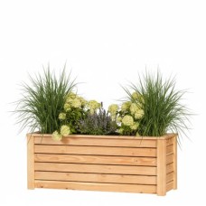 Lariks plantenbak horizontale latten 100x43x53 cm Lariks plantenbak horizontale latten 100x43x53 cm