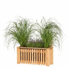 Lariks plantenbak verticale latten 100x43x53 cm Lariks plantenbak verticale latten 100x43x53 cm