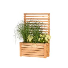 Lariks plantenbak trellis 100 cm