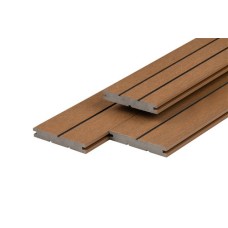 PuraDock composiet massief vlonderplank teak 2,2x14,6 cm