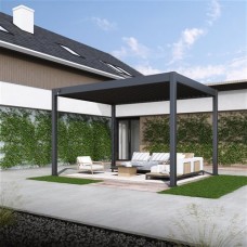 Advance line vrijstaande aluminium overkapping antraciet 300x400x255 cm