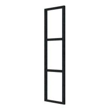Steellook glaswand zwart B45xH212 cm