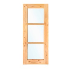 Douglas vast raam (zijlicht) 45x150 cm