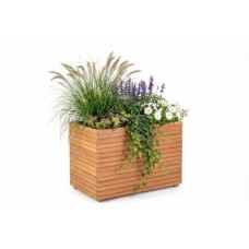 Teakhouten bloembak Maros 100x100x80 cm Teakhouten bloembak Maros 100x100x80 cm