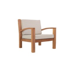 Tambora teak fauteuil 80x80x85 cm