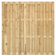 Aanbieding tuinscherm geïmpregneerd grenen 10 mm 180x180 cm recht